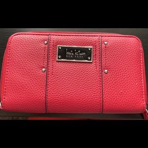 Nicole Miller Wallet in Crimson Red